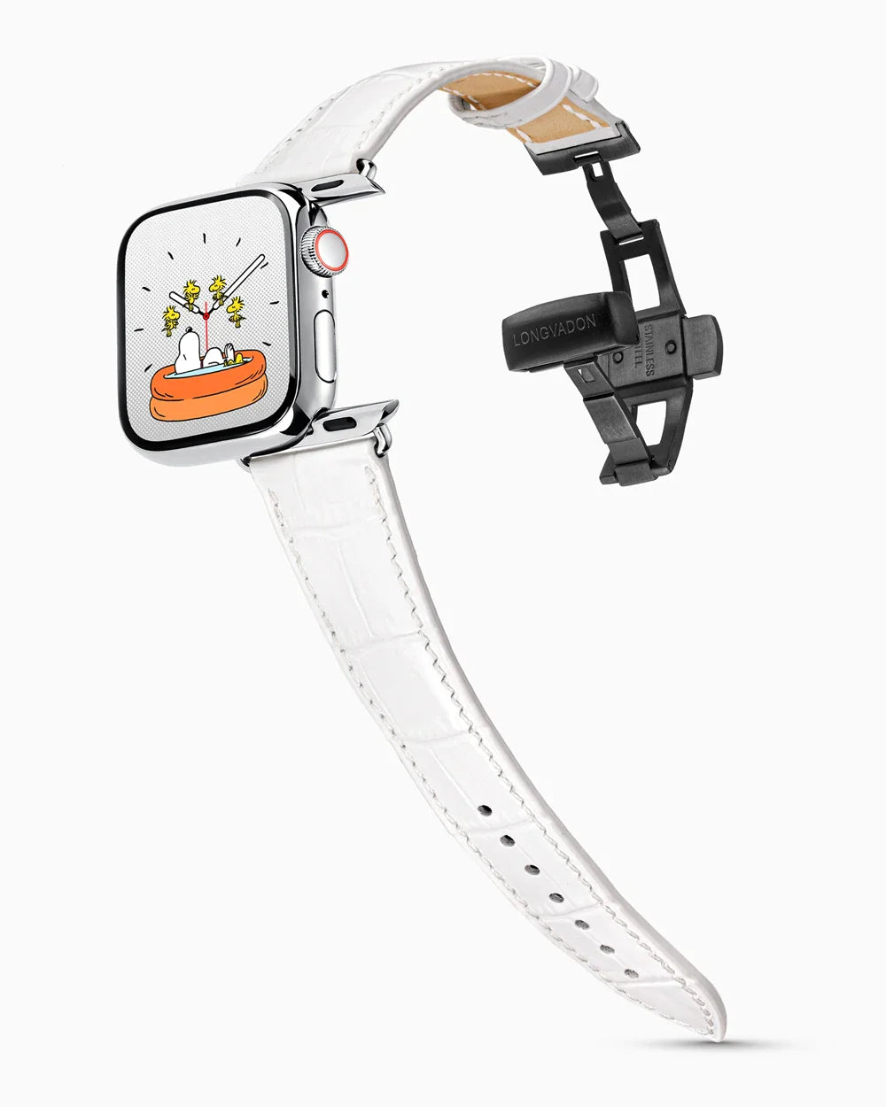 Caiman Series 3 | Blanc Neige | for Apple Watch Series 4-9, SE (44/45MM)