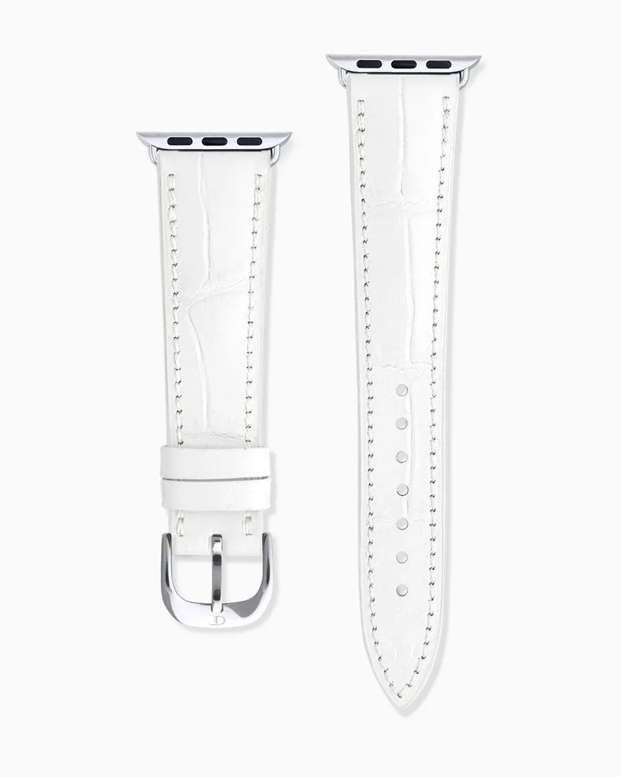Caiman Calf designer Apple Watch band on box