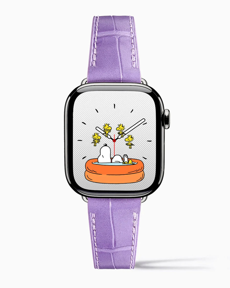 Caiman Calf | Lilac | for Apple Watch Series 4-9, SE (40/41MM)