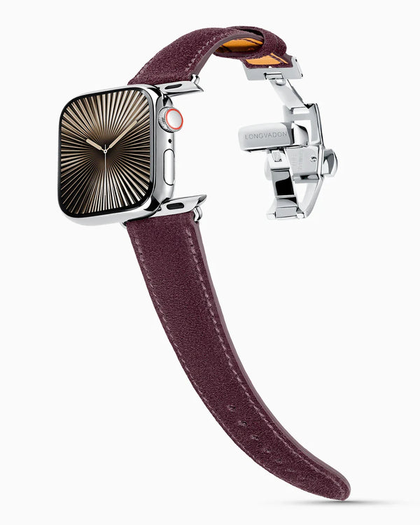Janus Suede | Aubergine — clasp