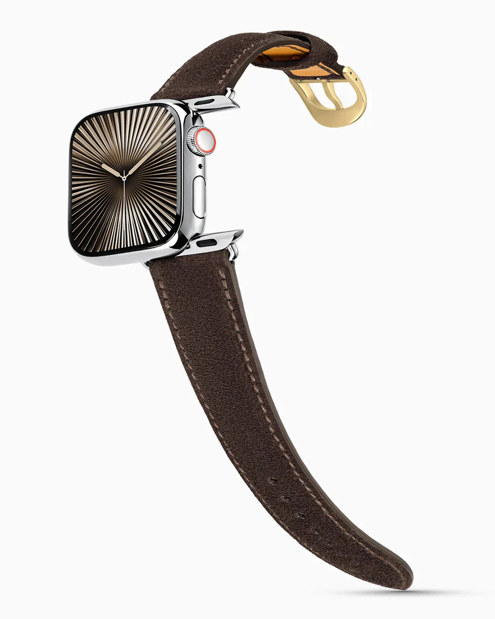 Janus Suede | Coffee | for Apple Watch Series 10-11 (46MM)