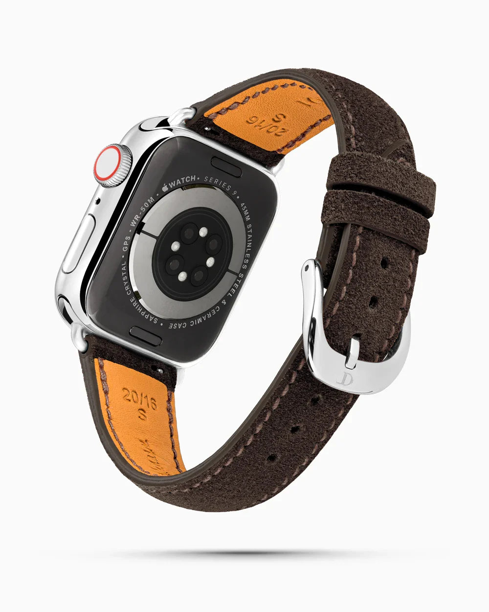 Janus Suede luxury Apple Watch leather band circular image
