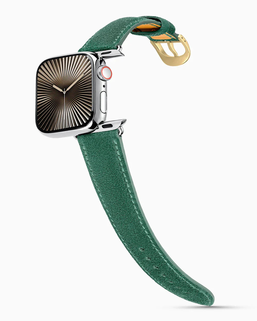 Janus Suede | Emerald | for Apple Watch Series 10-11 (42MM)