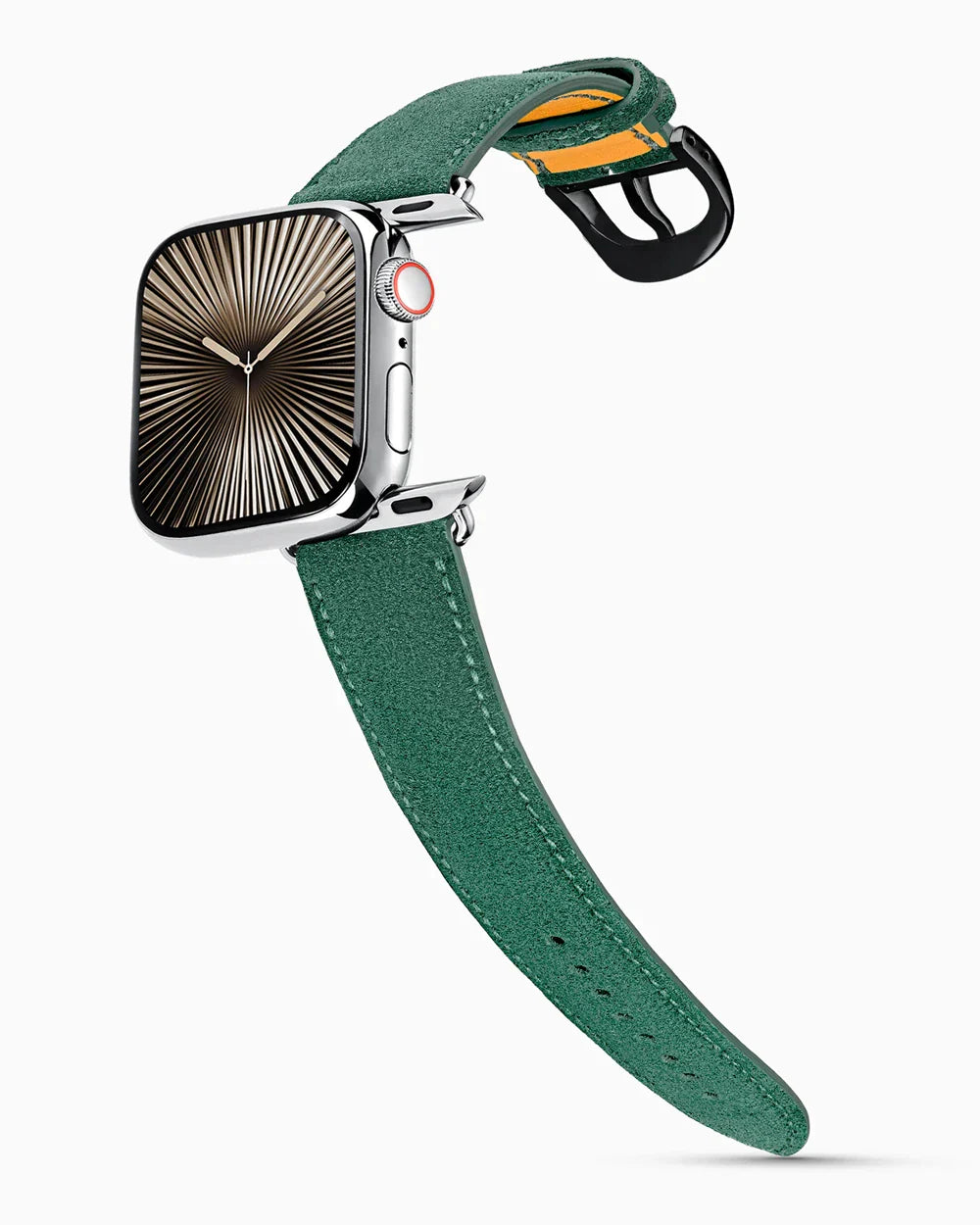 Janus Suede | Emerald | for Apple Watch Series 10-11 (46MM)