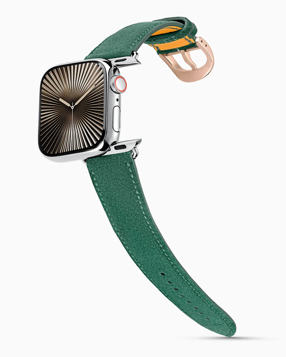 Janus Suede | Emerald | for Apple Watch Series 10-11 (46MM)
