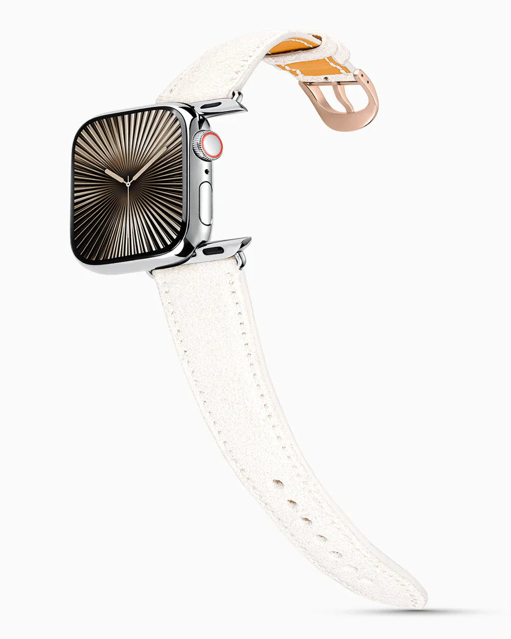 Janus Suede | White | for Apple Watch Series 10-11 (42MM)