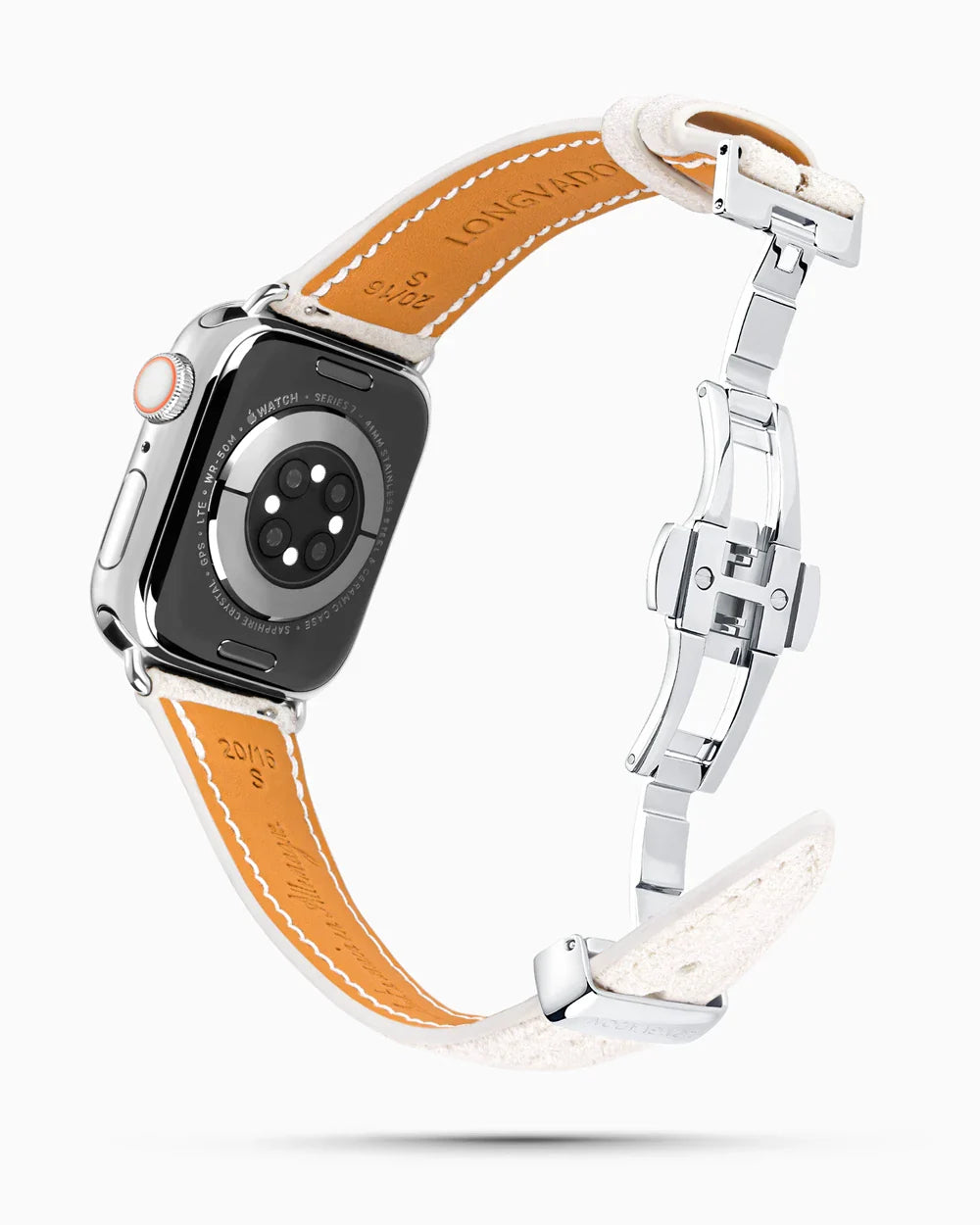 Janus Suede luxury Apple Watch leather band circular image
