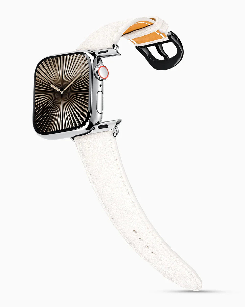 Janus Suede | White | for Apple Watch Series 10-11 (46MM)