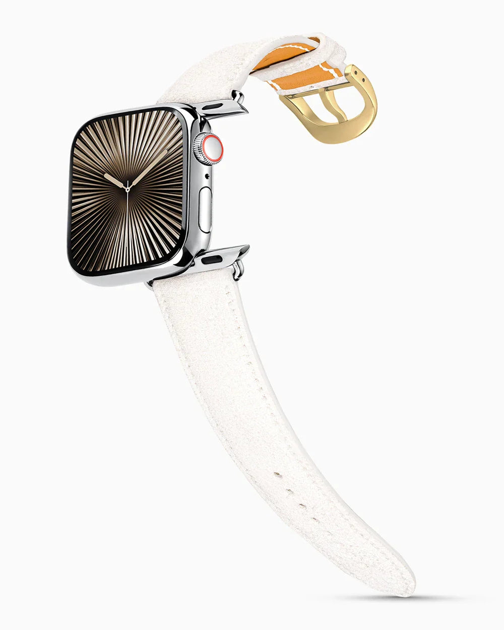 Janus Suede | White | for Apple Watch Series 10-11 (46MM)