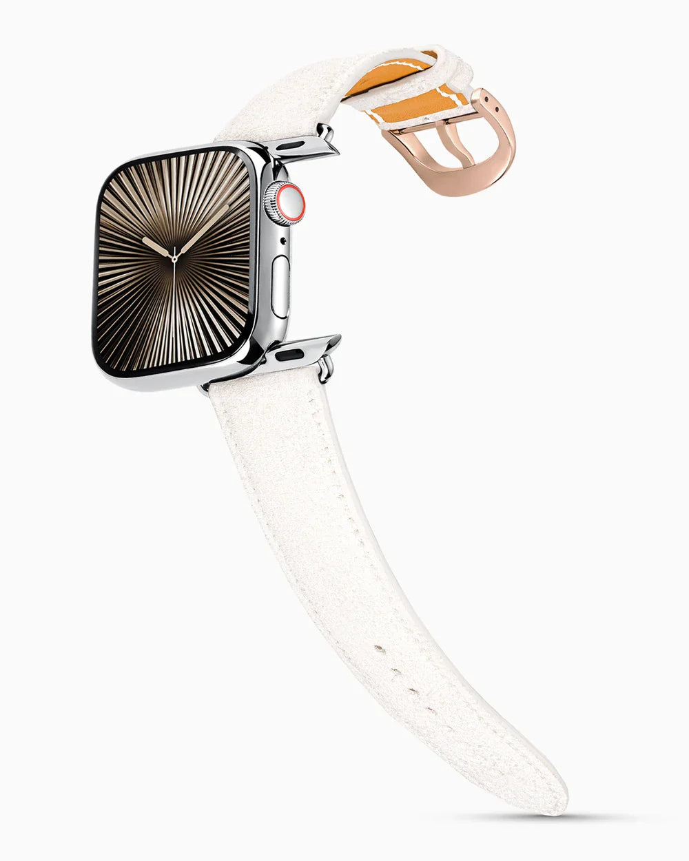 Janus Suede | White | for Apple Watch Series 10-11 (42MM)