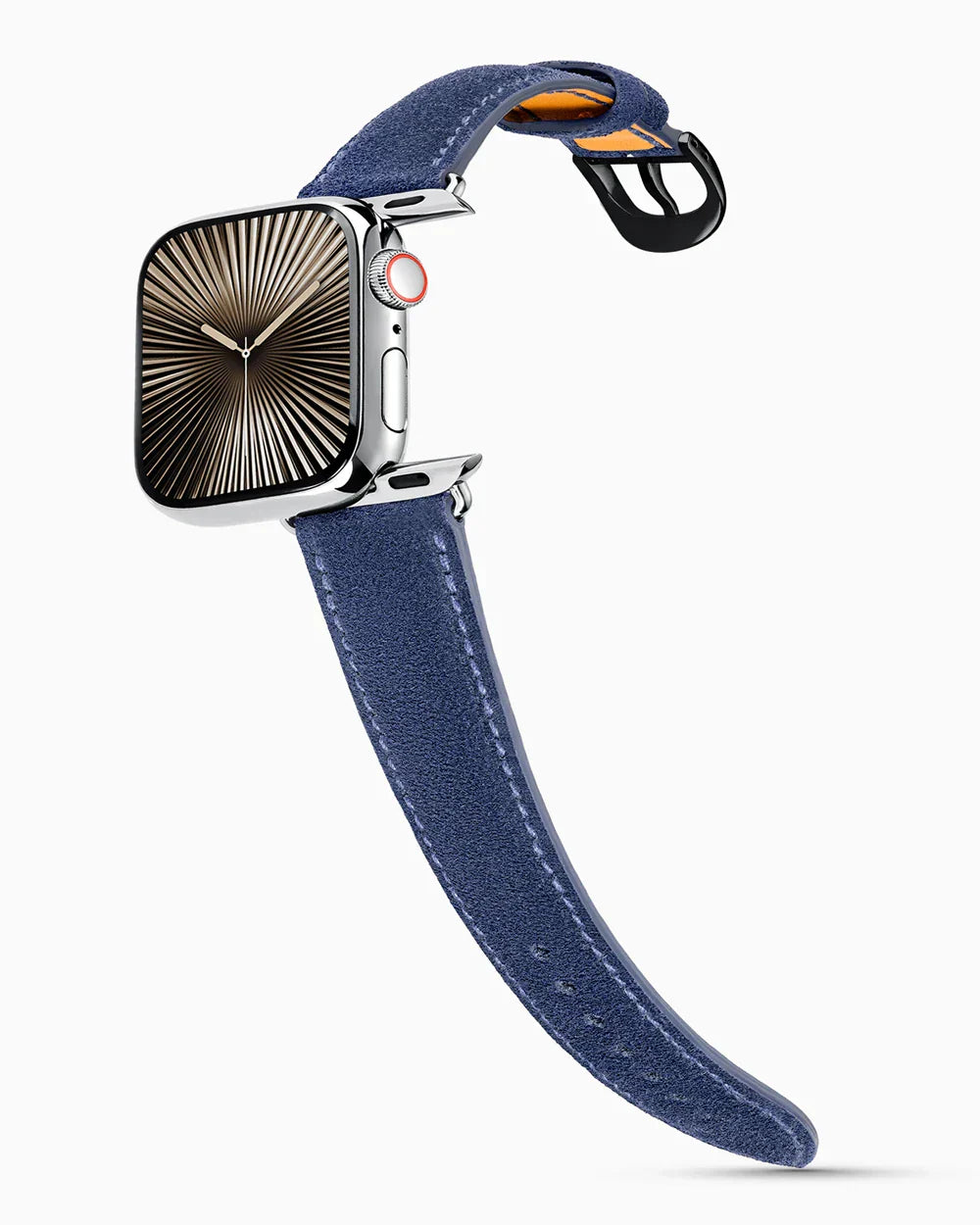 Janus Suede | Navy | for Apple Watch Series 10-11 (46MM)