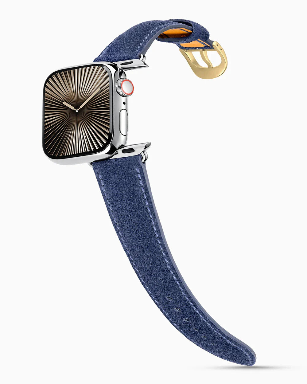 Janus Suede | Navy | for Apple Watch Series 10-11 (46MM)