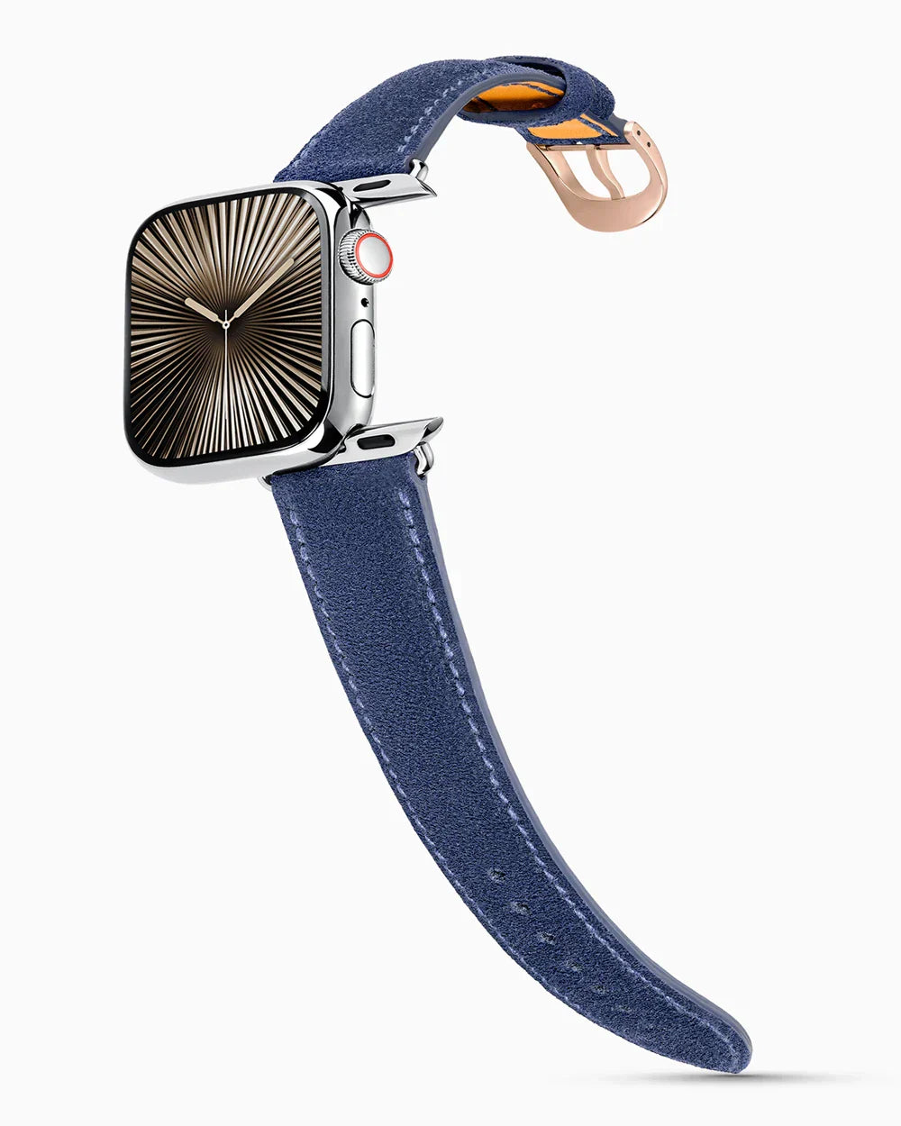 Janus Suede | Navy | for Apple Watch Series 10-11 (46MM)