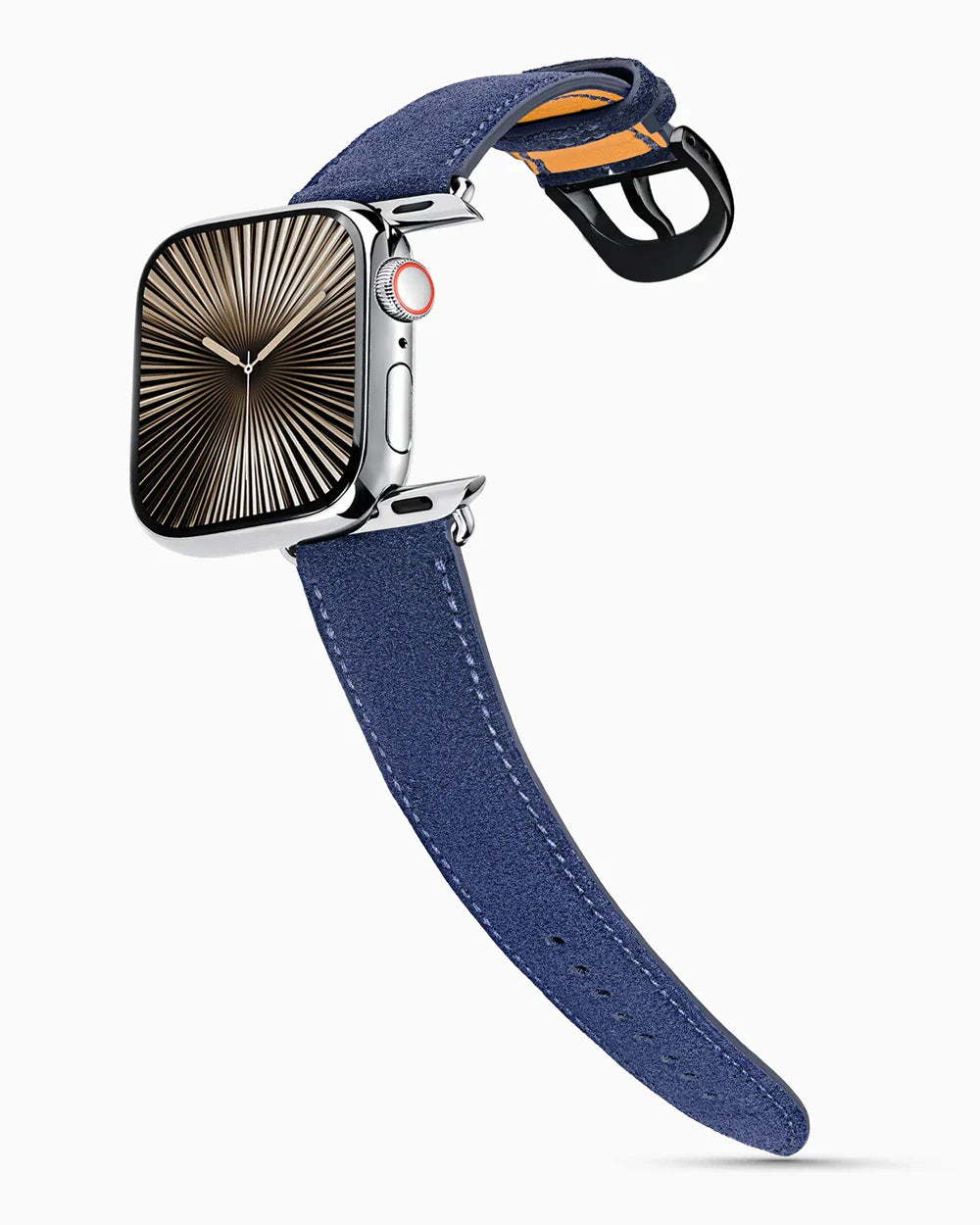 Janus Suede | Navy | for Apple Watch Series 10-11 (46MM)