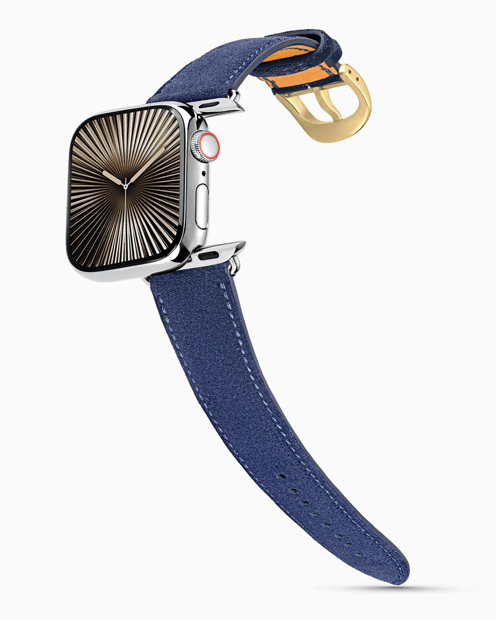 Janus Suede | Navy | for Apple Watch Series 10-11 (46MM)