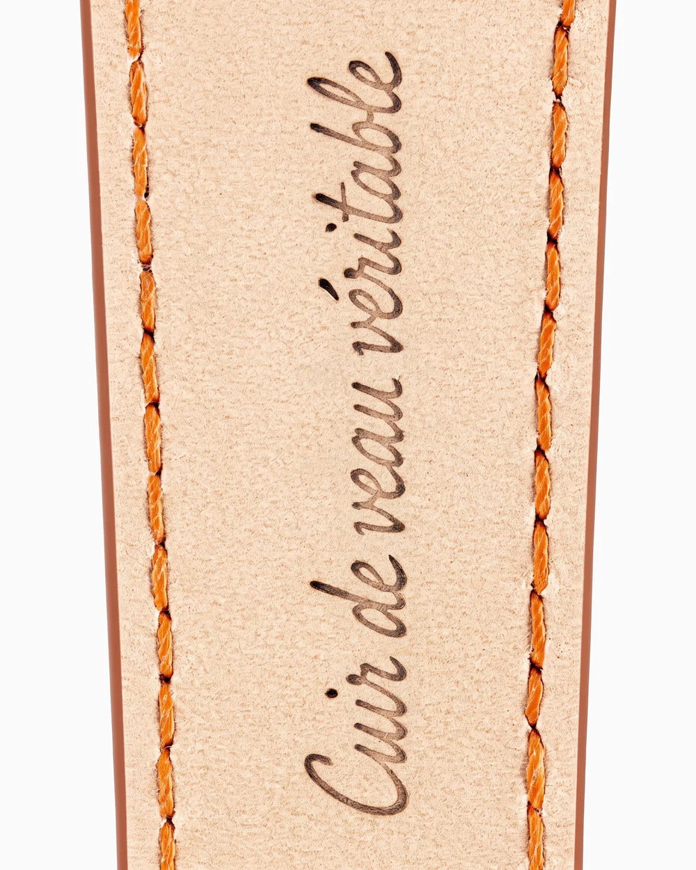 Caiman Series 3 | Windsor Mat — calfskin lining with Cuir de veau véritable lettering