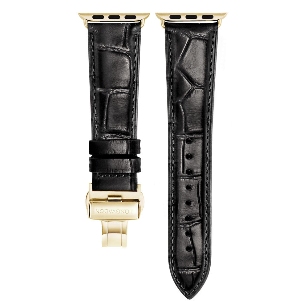 Men's Midnight Black w/ Gold Clasp