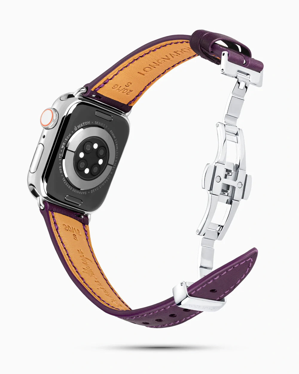 Swift Series luxury Apple Watch leather band circular image