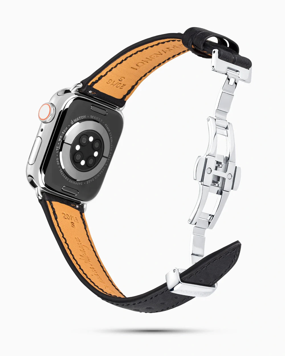 Swift Series luxury Apple Watch leather band circular image