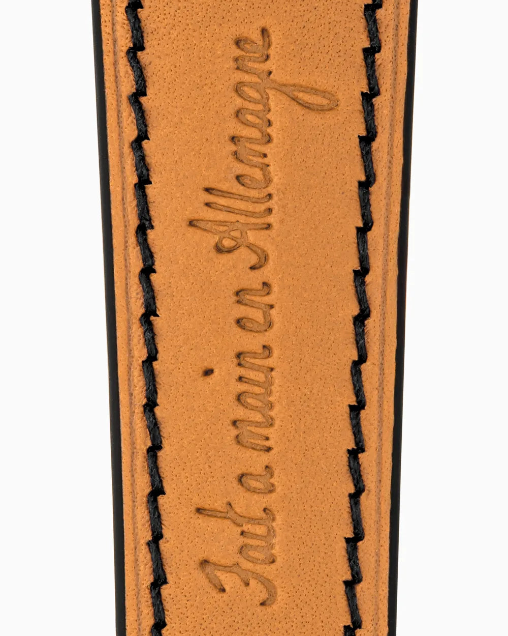 Swift Series luxury Apple Watch leather band closeup