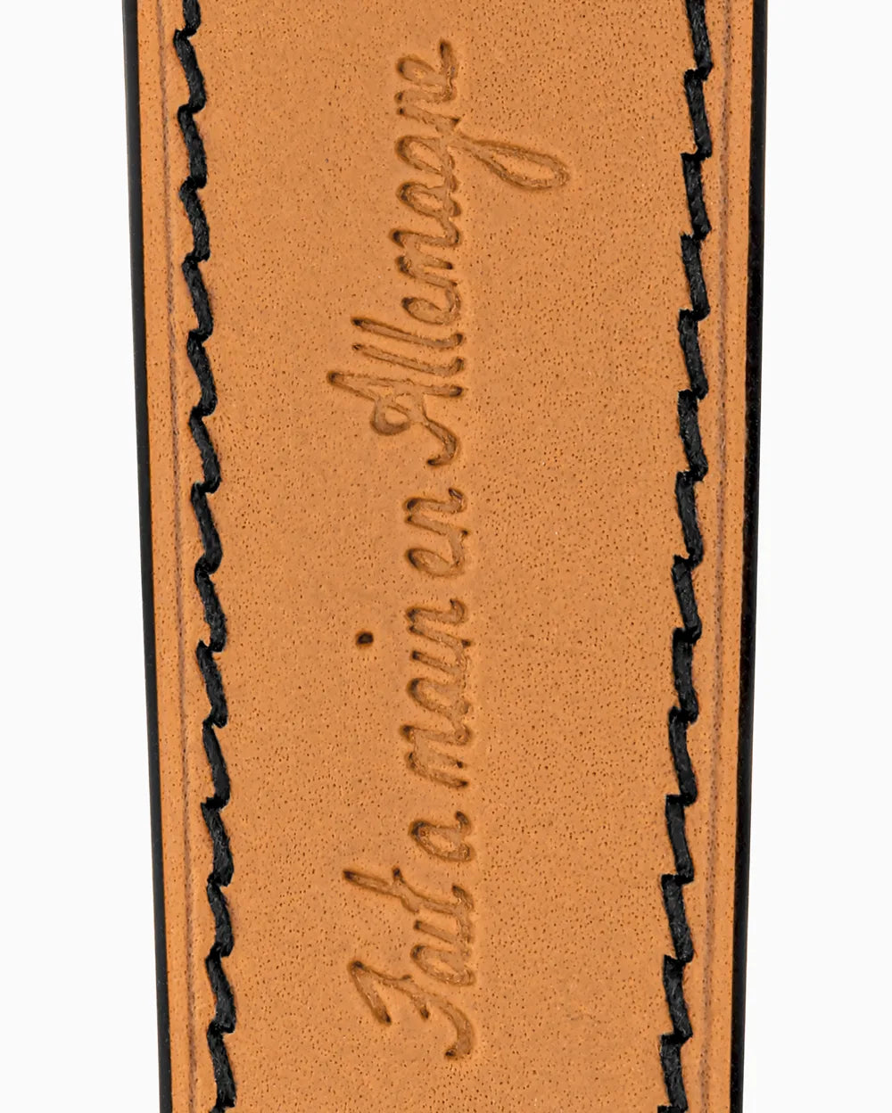 Swift Series luxury Apple Watch leather band closeup