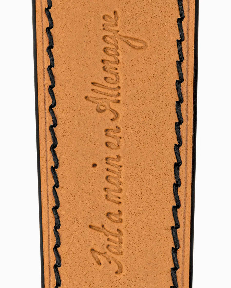 Swift Series luxury Apple Watch leather band closeup