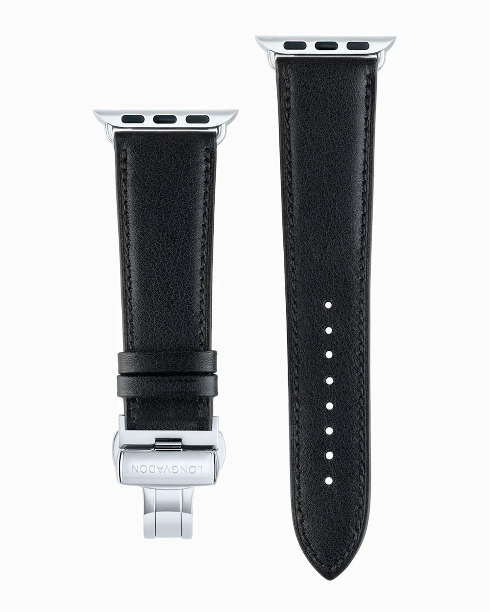 Swift Series luxury Apple Watch leather band straight from above