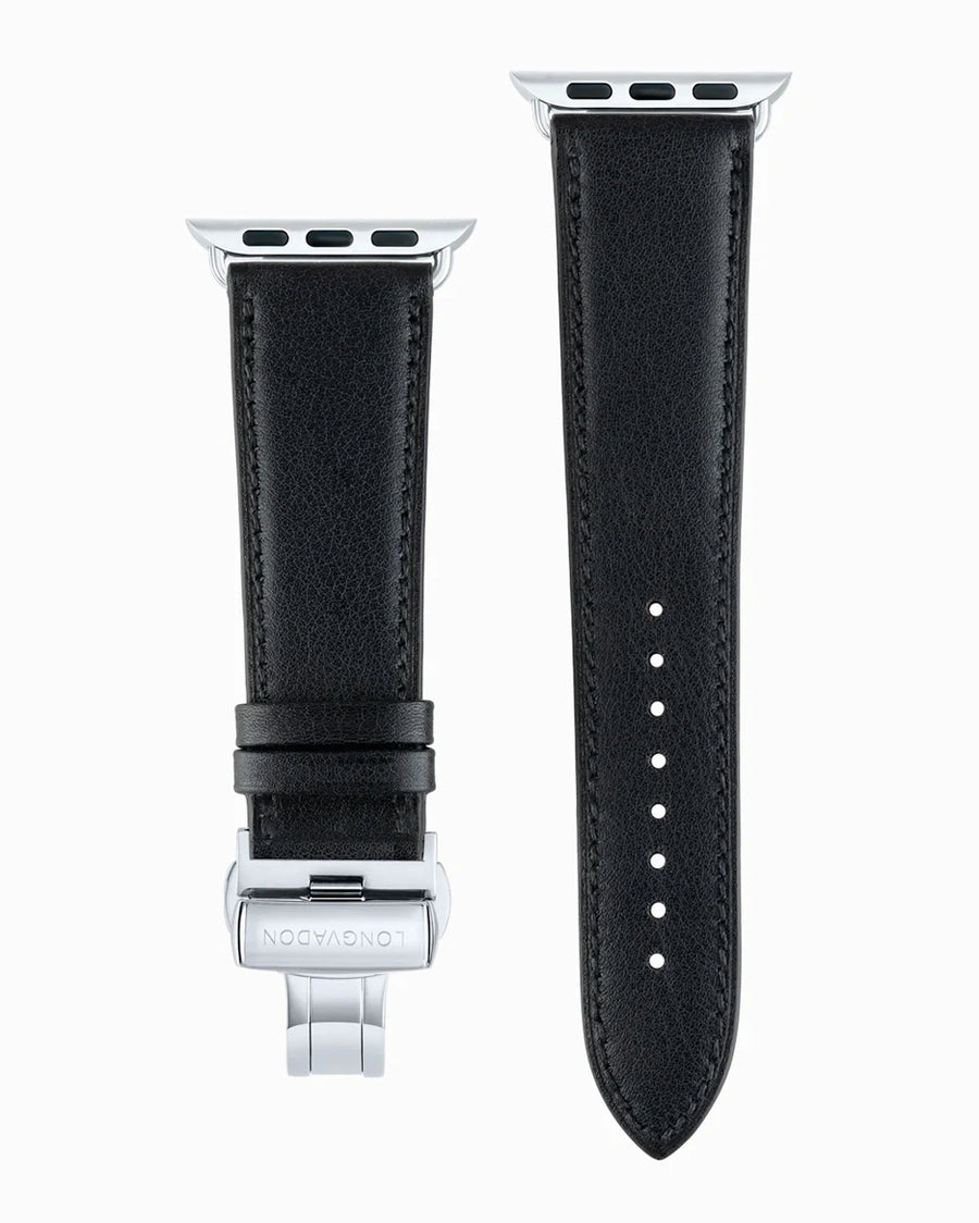Swift Series luxury Apple Watch leather band straight from above