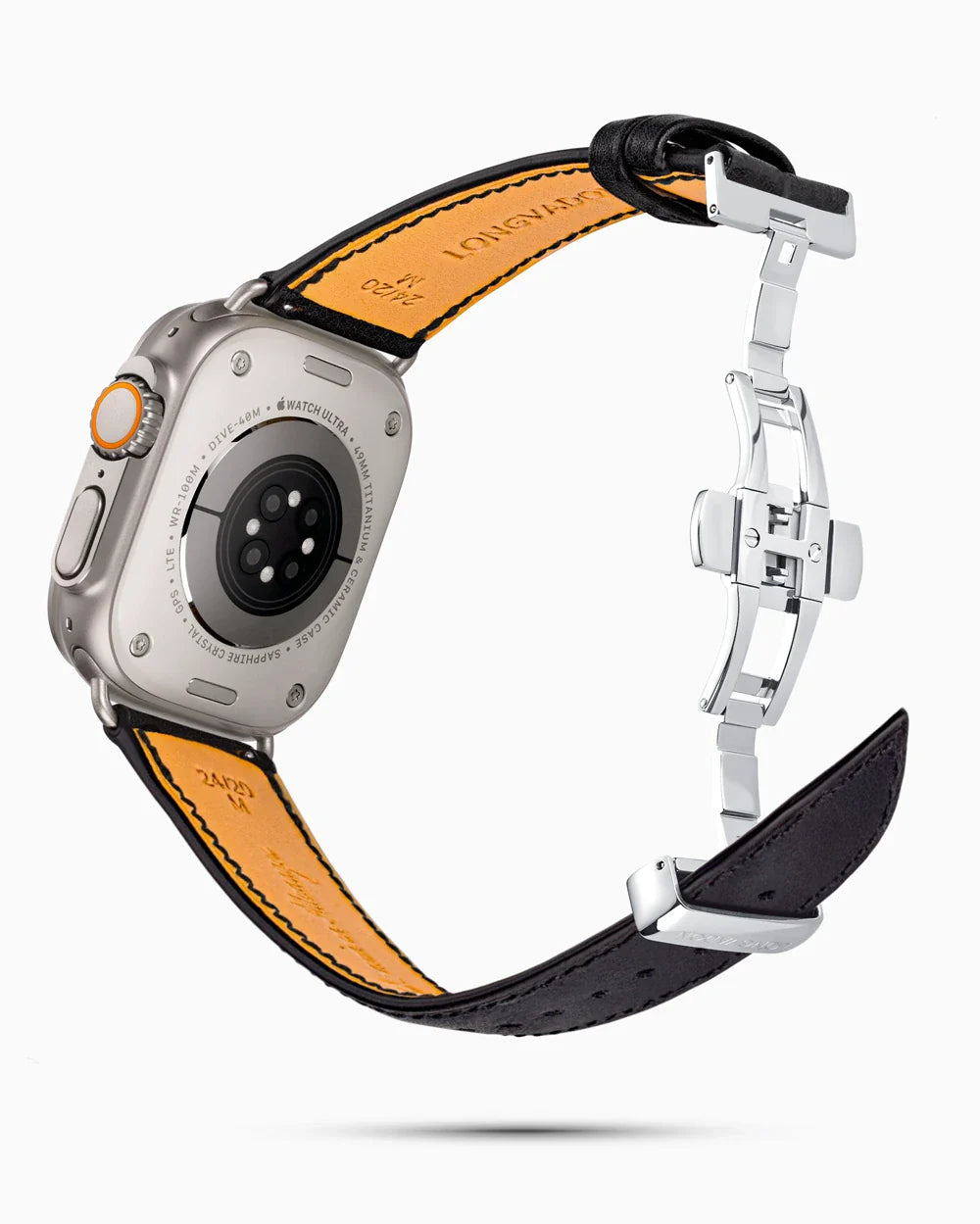 Swift Series luxury Apple Watch leather band circular image