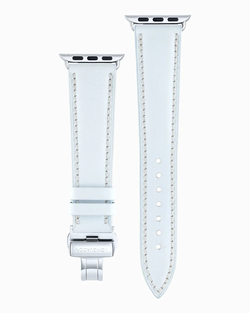 Swift Series luxury Apple Watch leather band straight from above