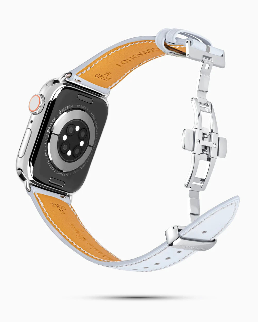 Swift Series luxury Apple Watch leather band circular image