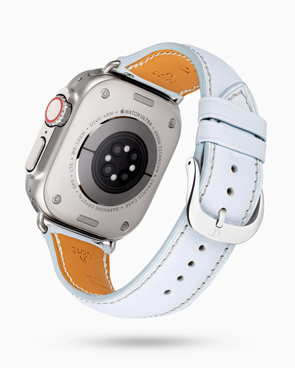 Swift Series luxury Apple Watch leather band circular image