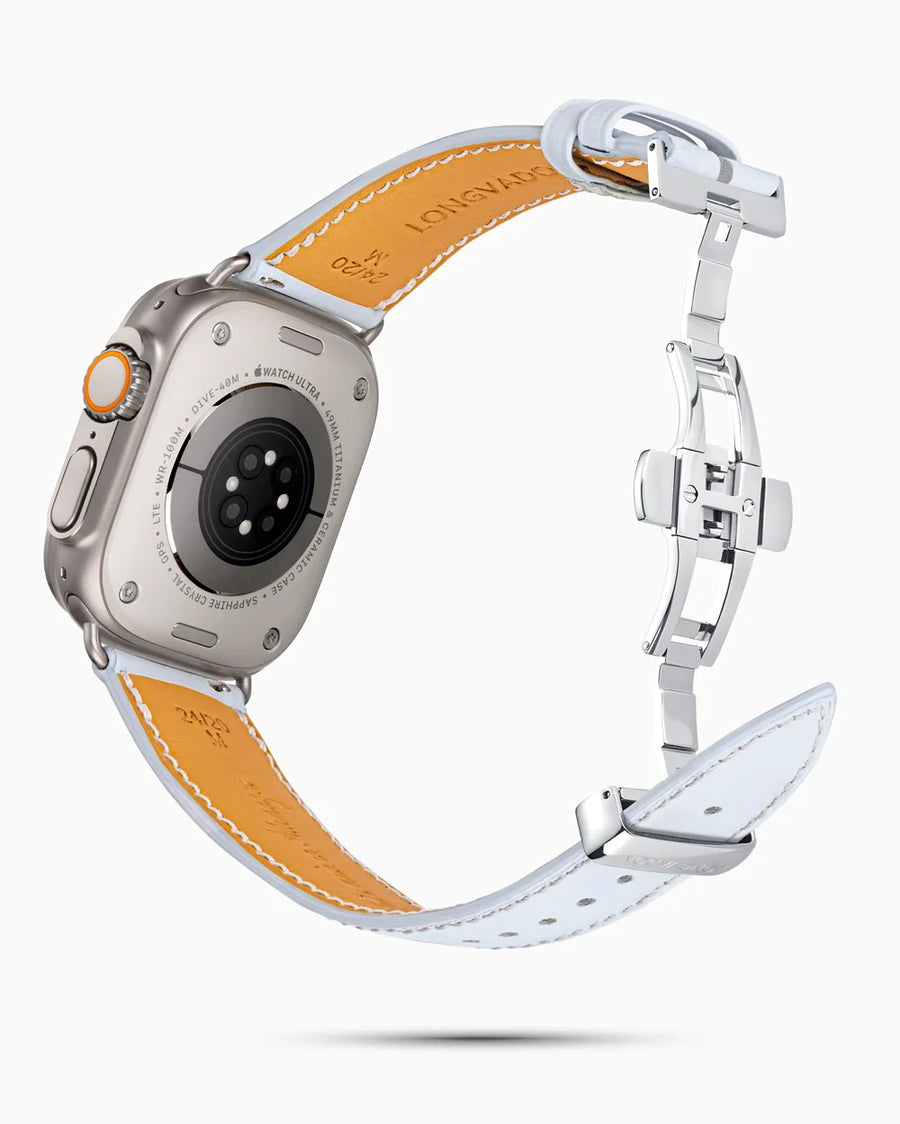 Swift Series luxury Apple Watch leather band circular image