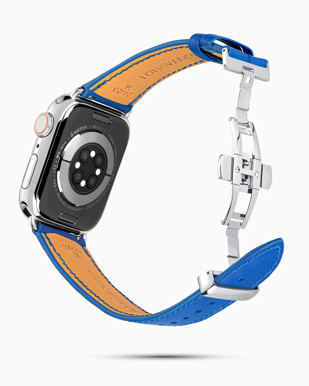 Swift Series luxury Apple Watch leather band circular image