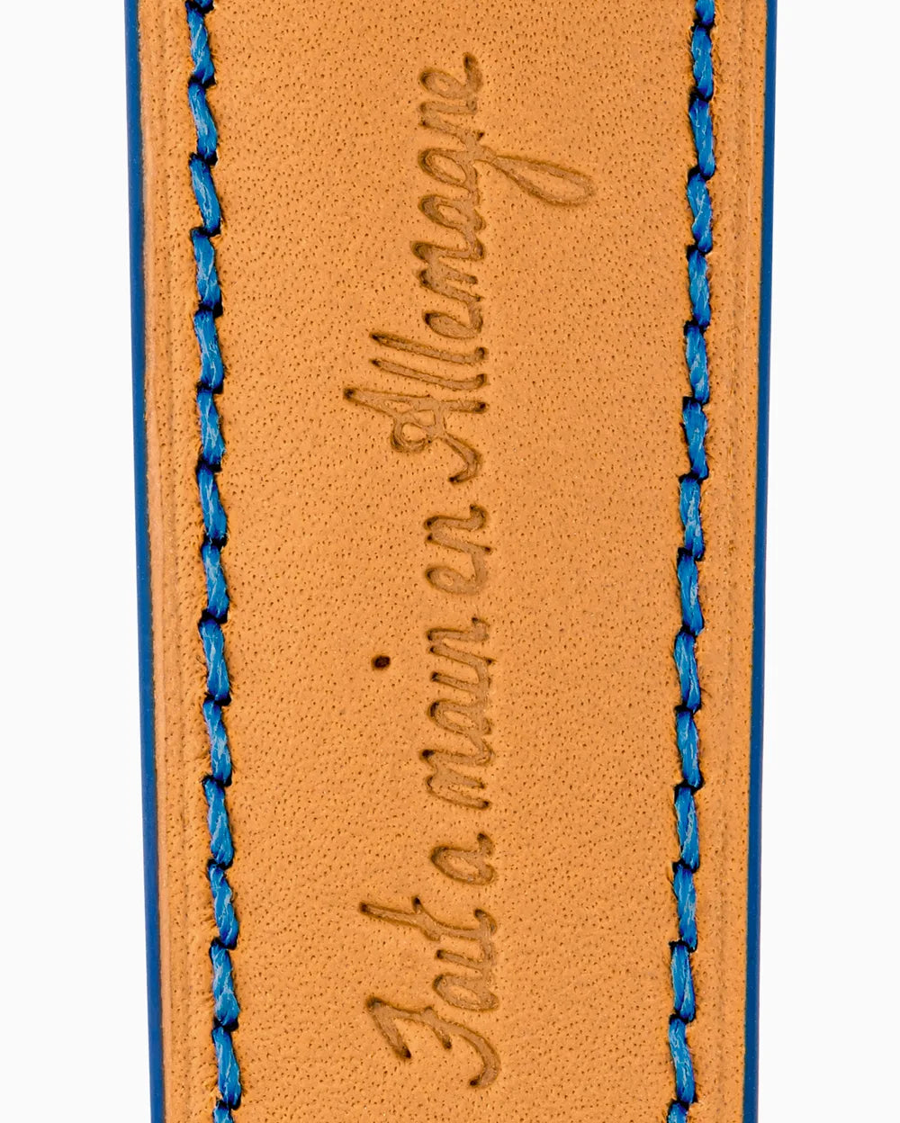 Swift Series luxury Apple Watch leather band closeup