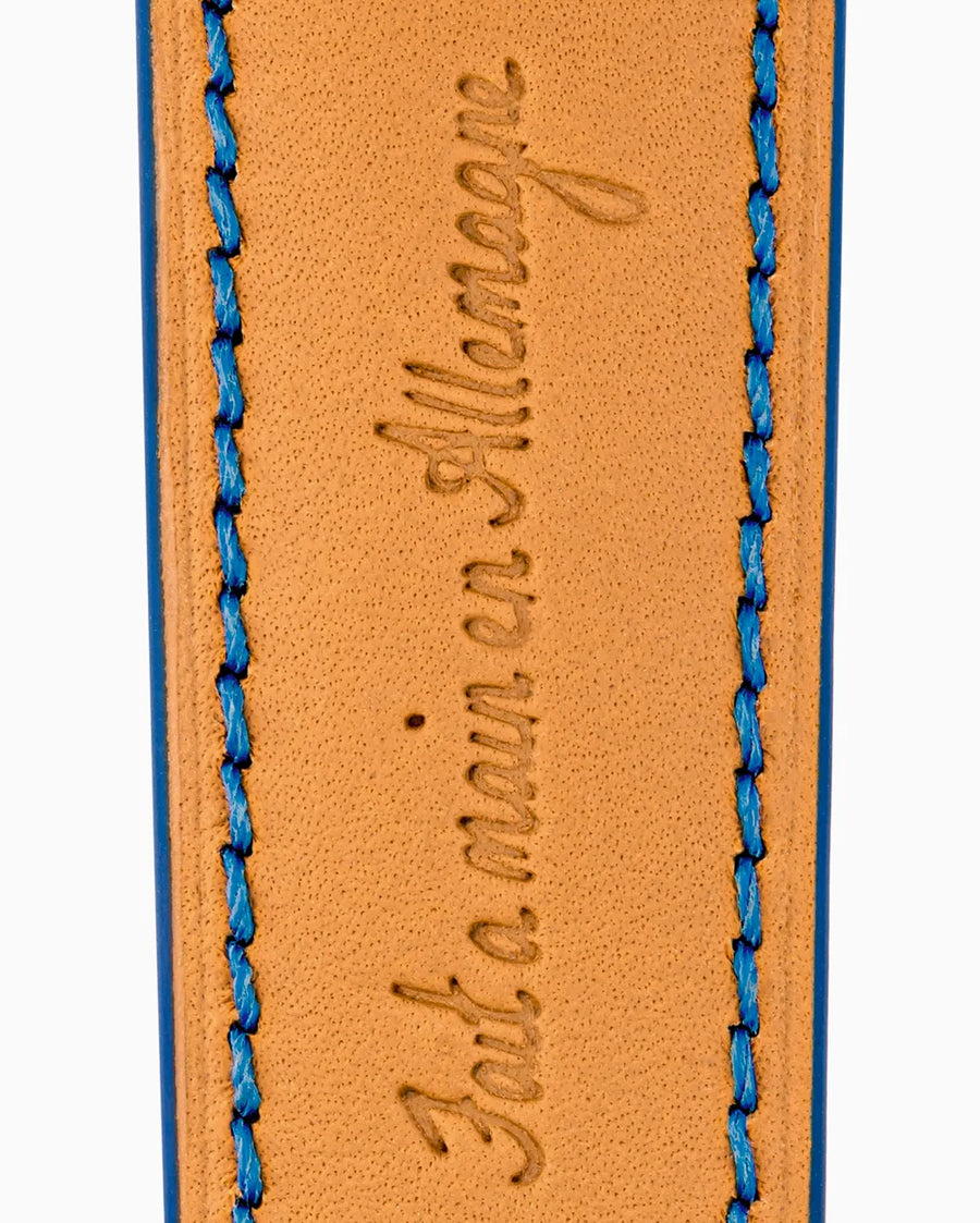 Swift Series luxury Apple Watch leather band closeup