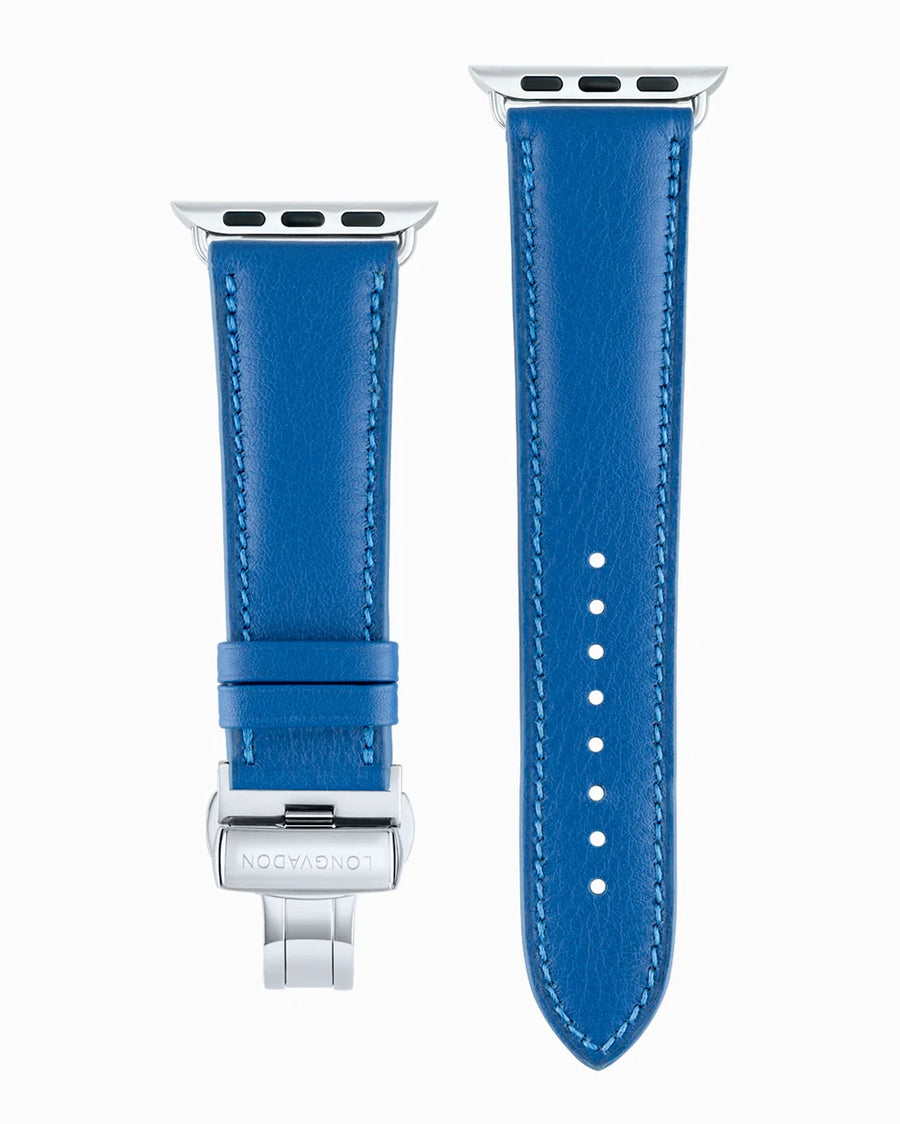 Swift Series luxury Apple Watch leather band straight from above