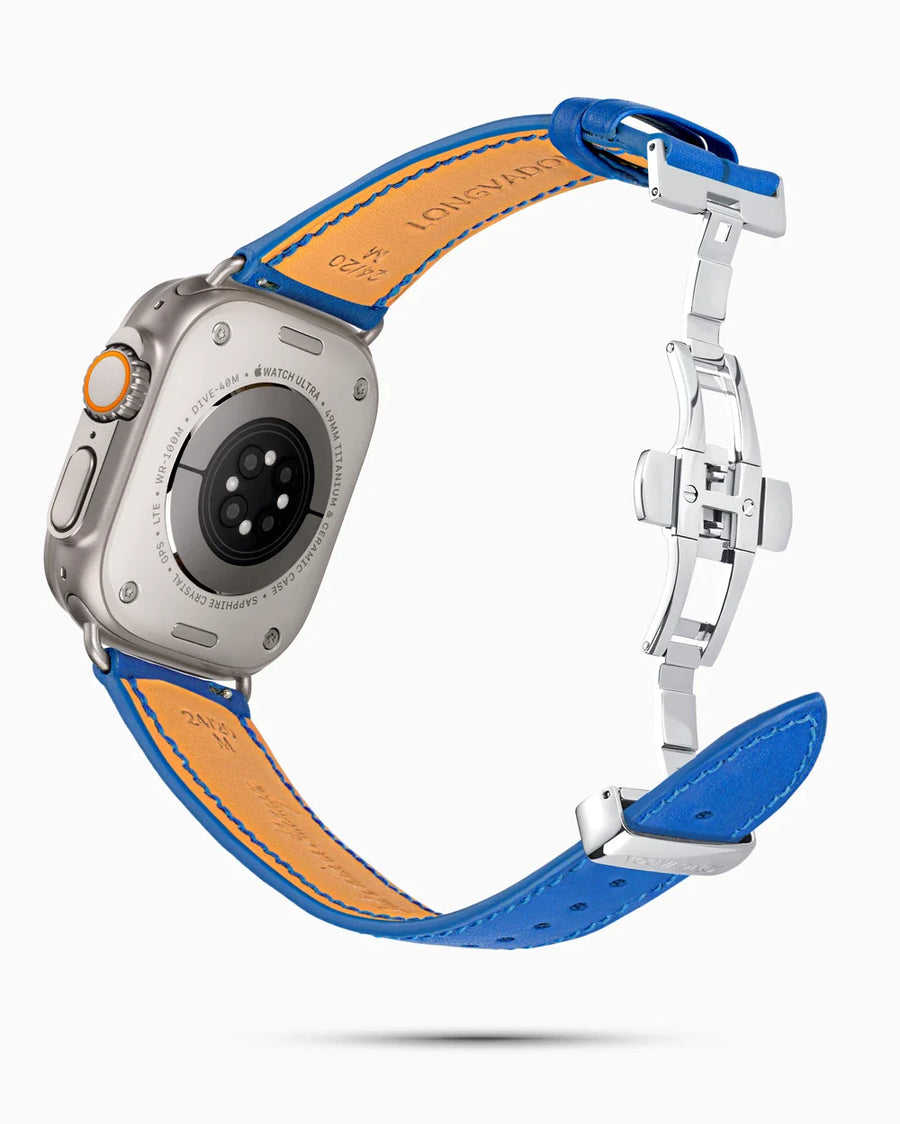 Swift Series luxury Apple Watch leather band circular image