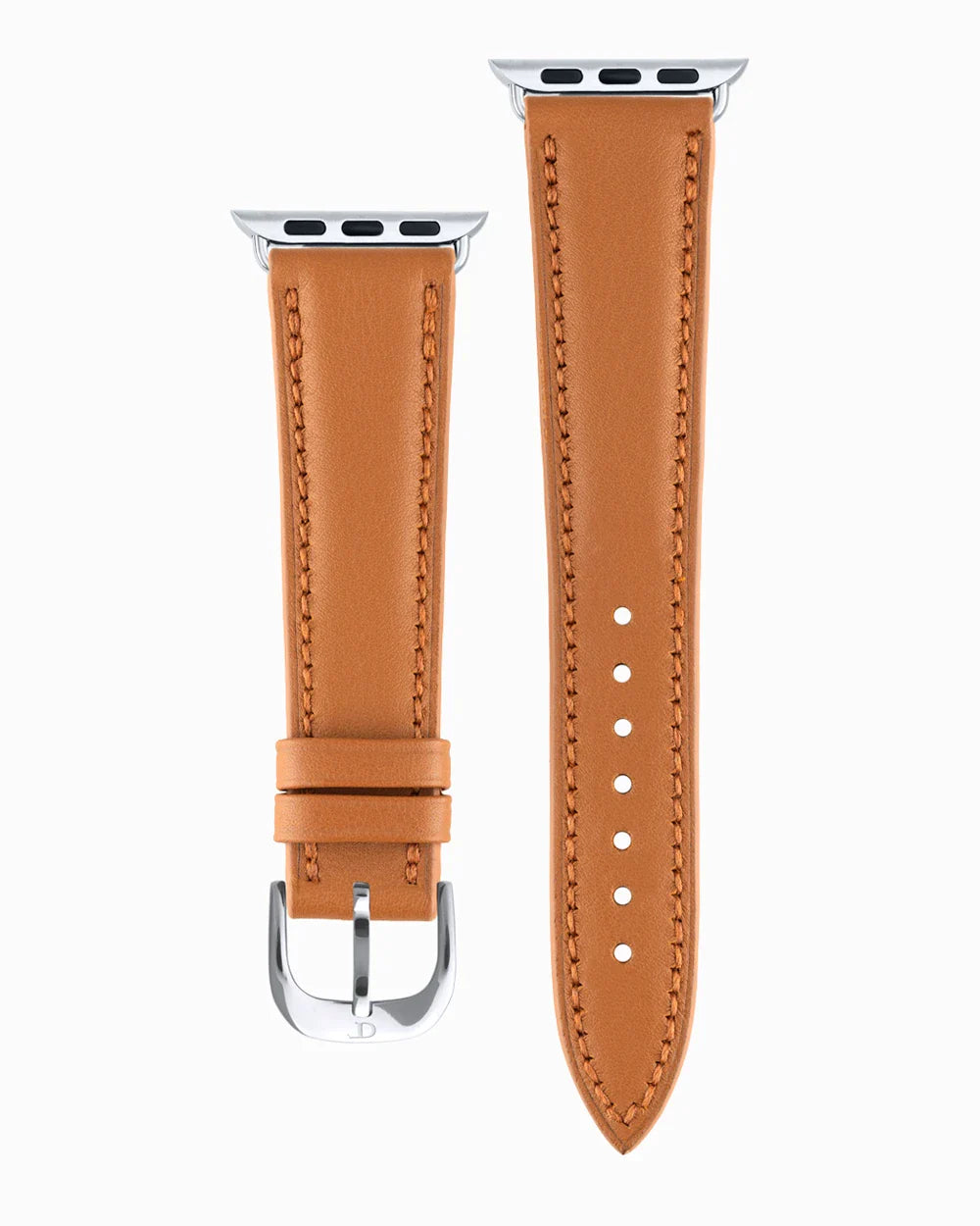 Swift Series luxury Apple Watch leather band straight from above
