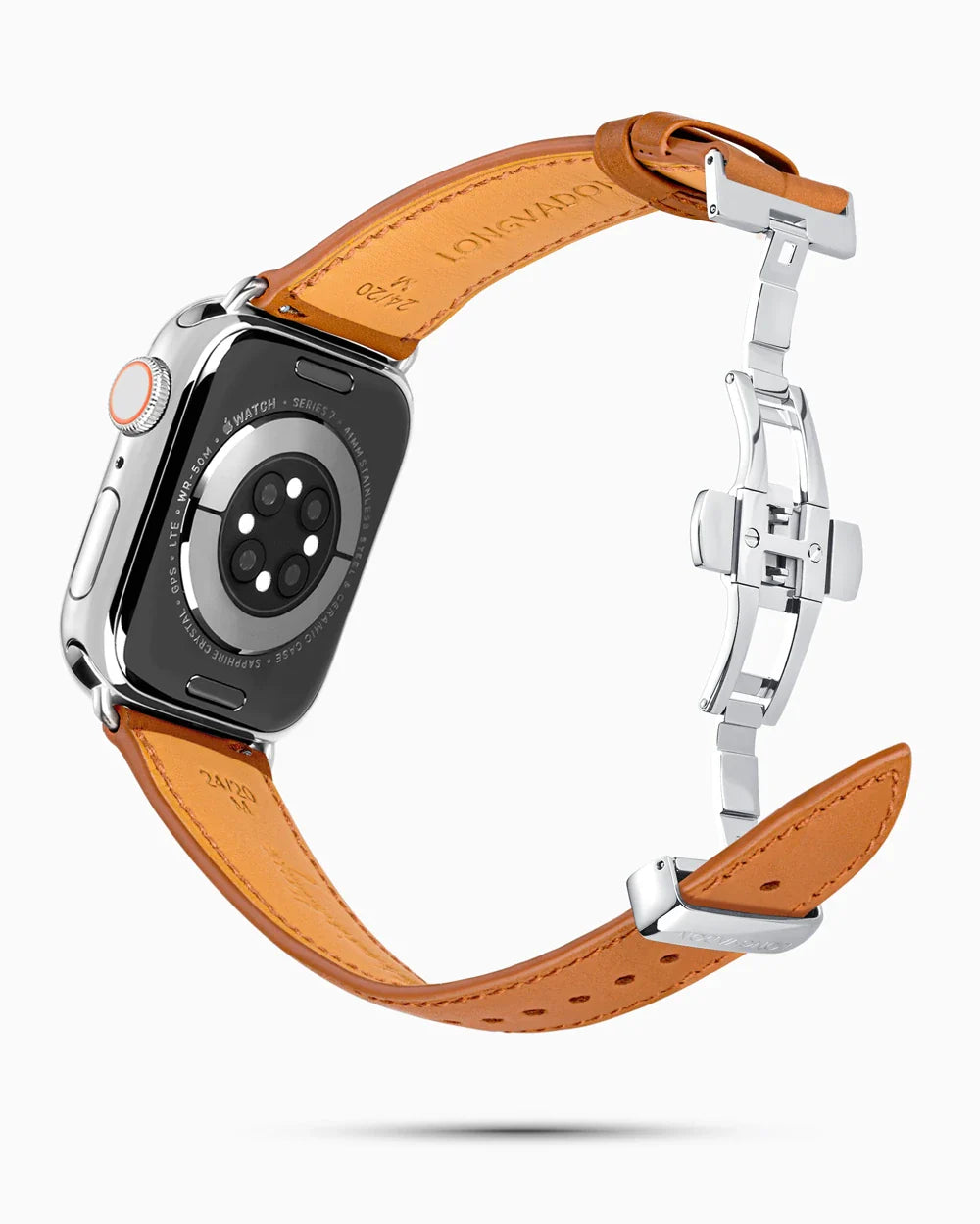 Swift Series luxury Apple Watch leather band circular image