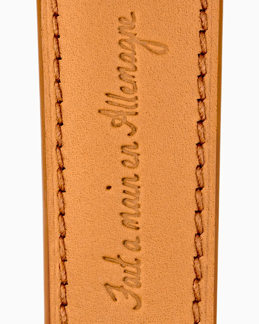 Swift Series luxury Apple Watch leather band closeup