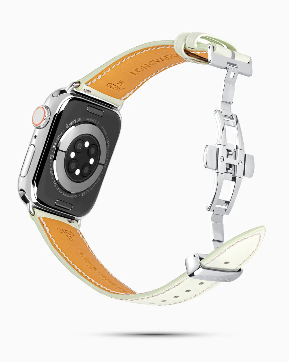 Swift Series luxury Apple Watch leather band circular image