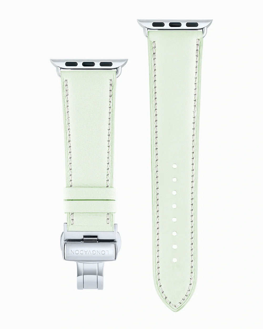 Swift Series luxury Apple Watch leather band straight from above