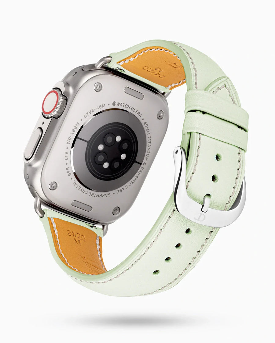 Swift Series luxury Apple Watch leather band circular image