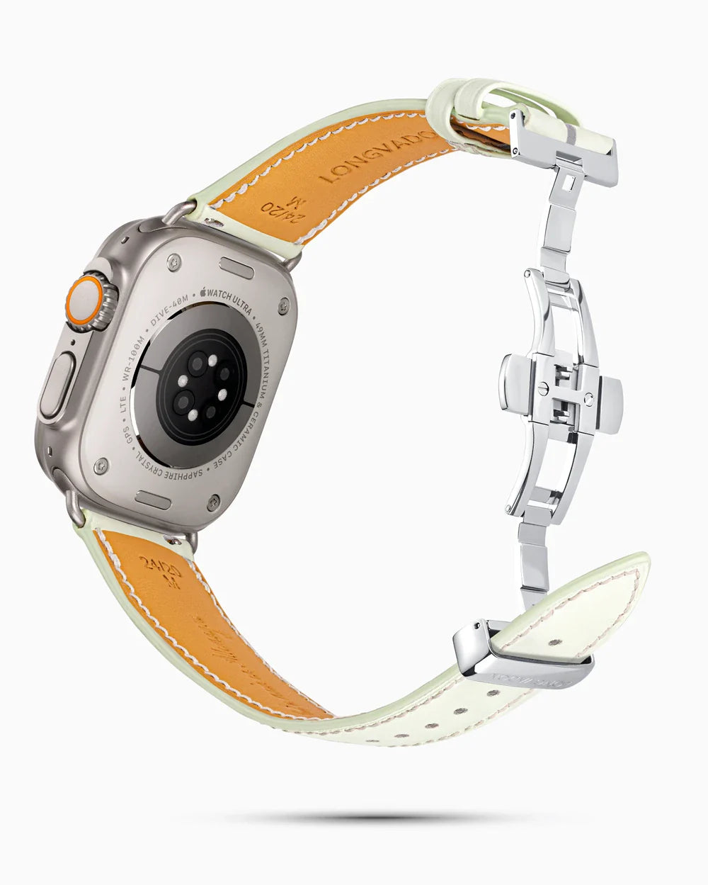 Swift Series luxury Apple Watch leather band circular image