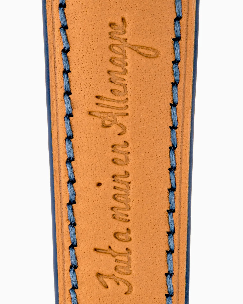 Swift Series luxury Apple Watch leather band closeup