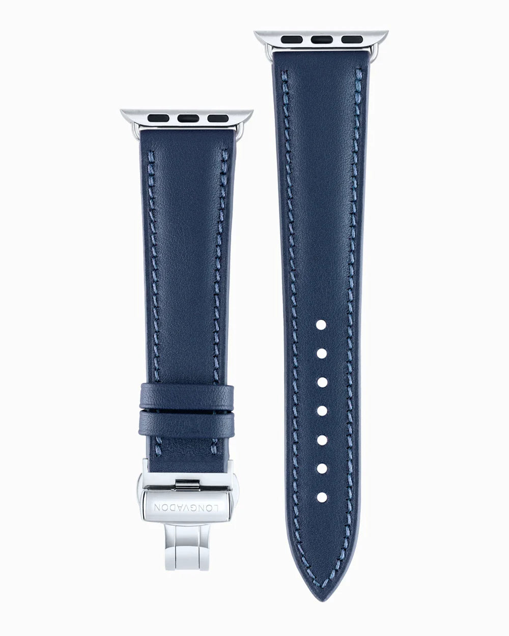 Swift Series luxury Apple Watch leather band straight from above