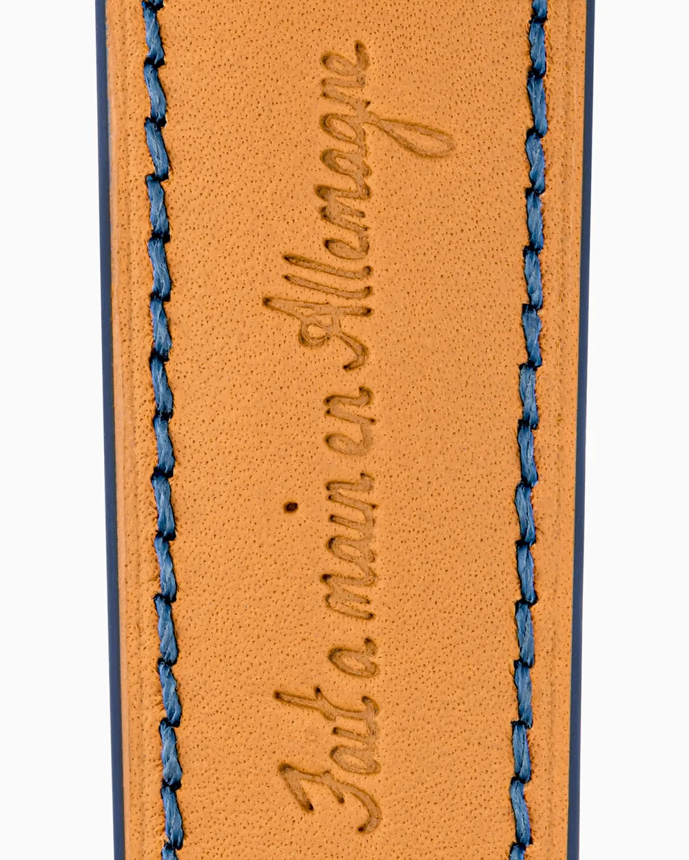 Swift Series luxury Apple Watch leather band closeup