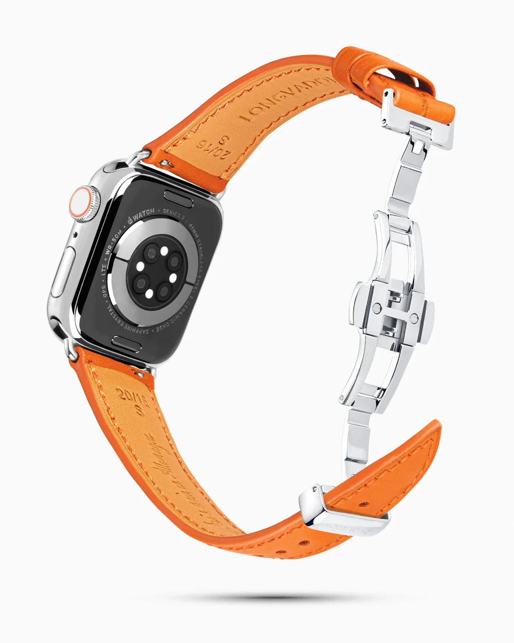 Swift Series luxury Apple Watch leather band circular image