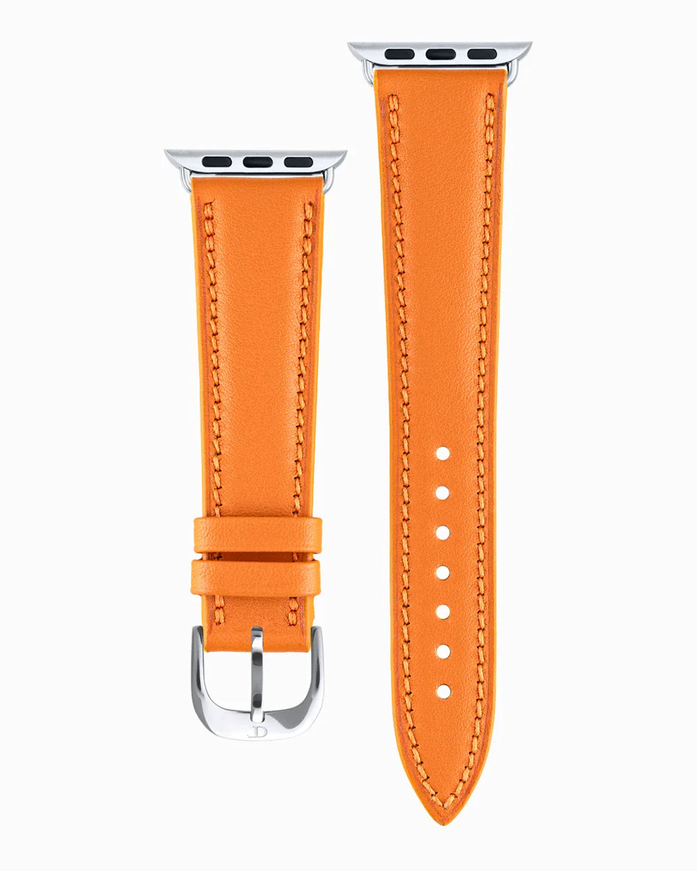 Swift Series luxury Apple Watch leather band straight from above